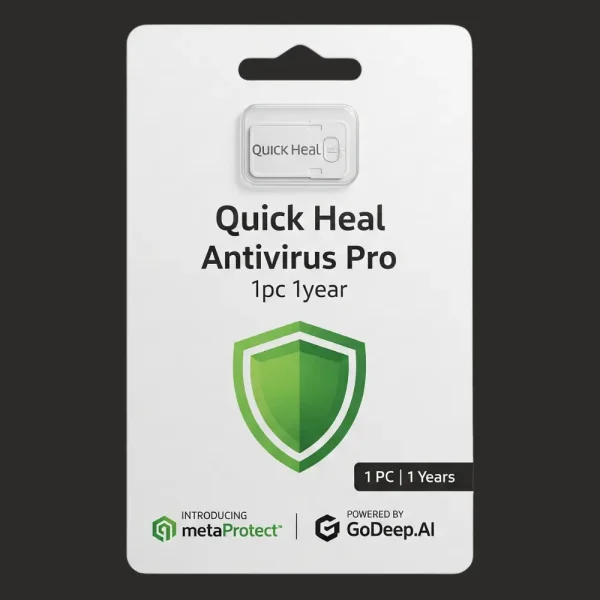 Quick Heal Antivirus Pro 1pc 1year (Windows) (India Only)