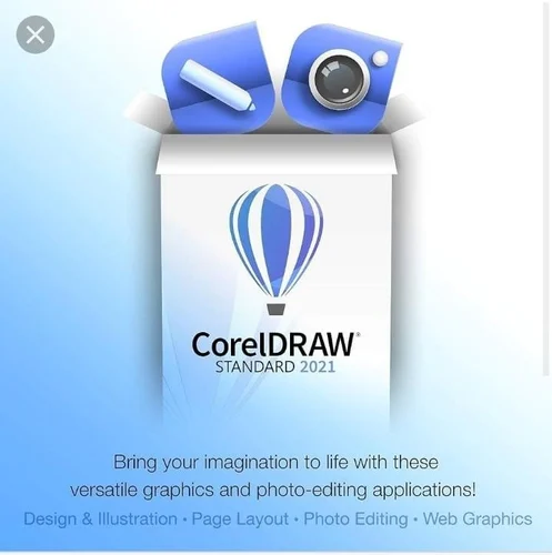 CorelDRAW Standard 1 user 2021 Lifetime Validity