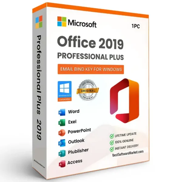 MS Office 2019 Professional Plus License Email Bind Key Lifetime Validity