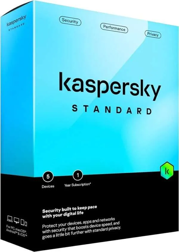Kaspersky, Standard Antivirus 1 PC 1 Year