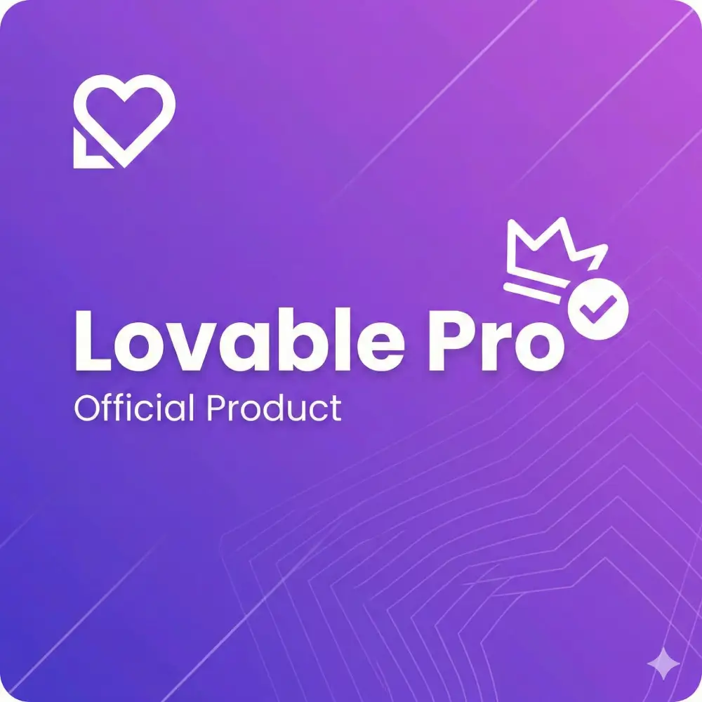 Lovable Pro – 1 Year (WhatsApp Us for Current Price)