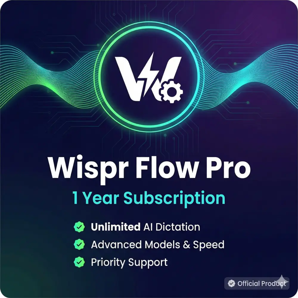 Wispr Flow Pro – 1 Year (WhatsApp Us for Current Price)