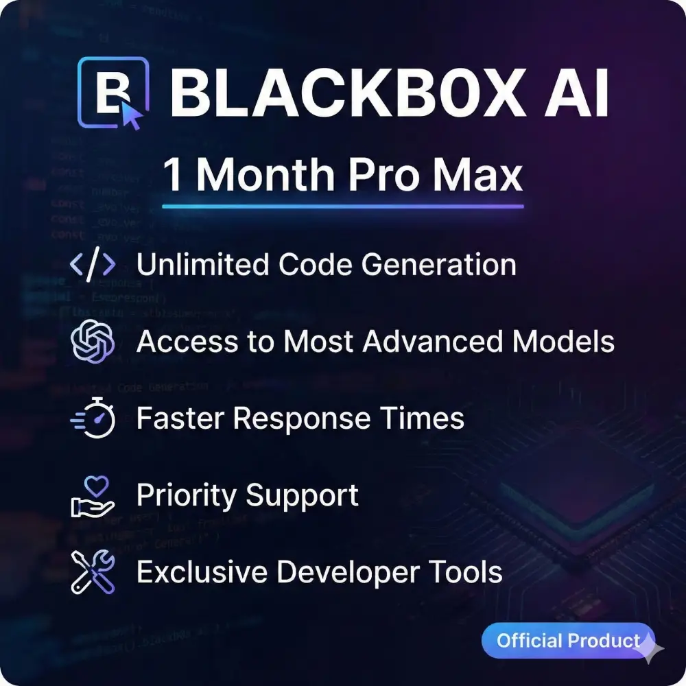 BLACKB0X AI — 1 Month Pro Max (WhatsApp Us for Current Price)
