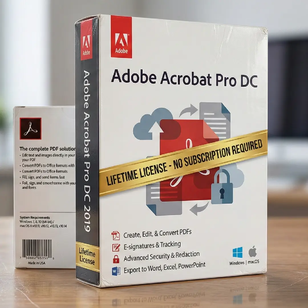 Adobe Acrobat DC pro 2019 (Lifetime)